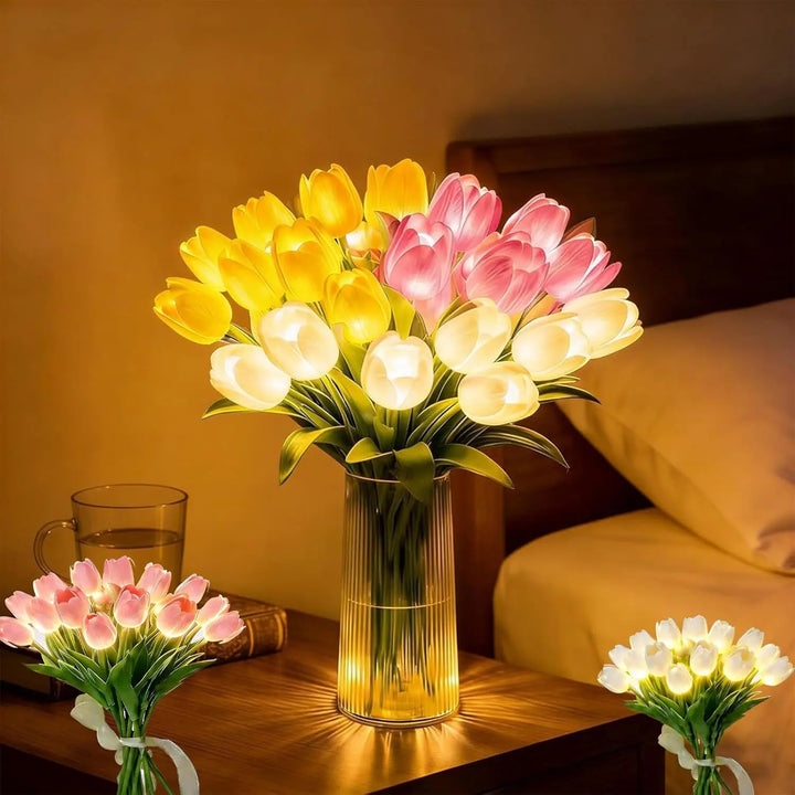 Petaluxe - Elegante Lampada a LED a Forma Di Vaso Di Fiori Per Un Arredamento Accogliente