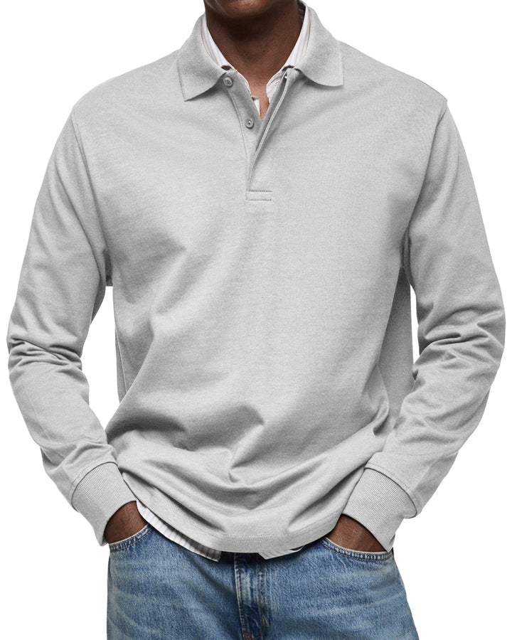 Elhanan - Elegante Polo a Maniche Lunghe