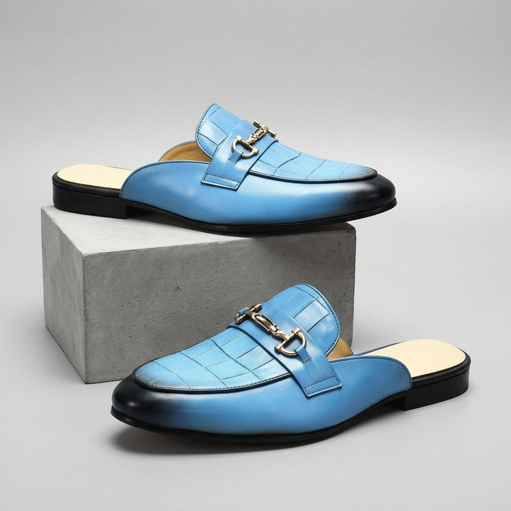 Idris - Scarpe in Pelle Con Tallone Scoperto
