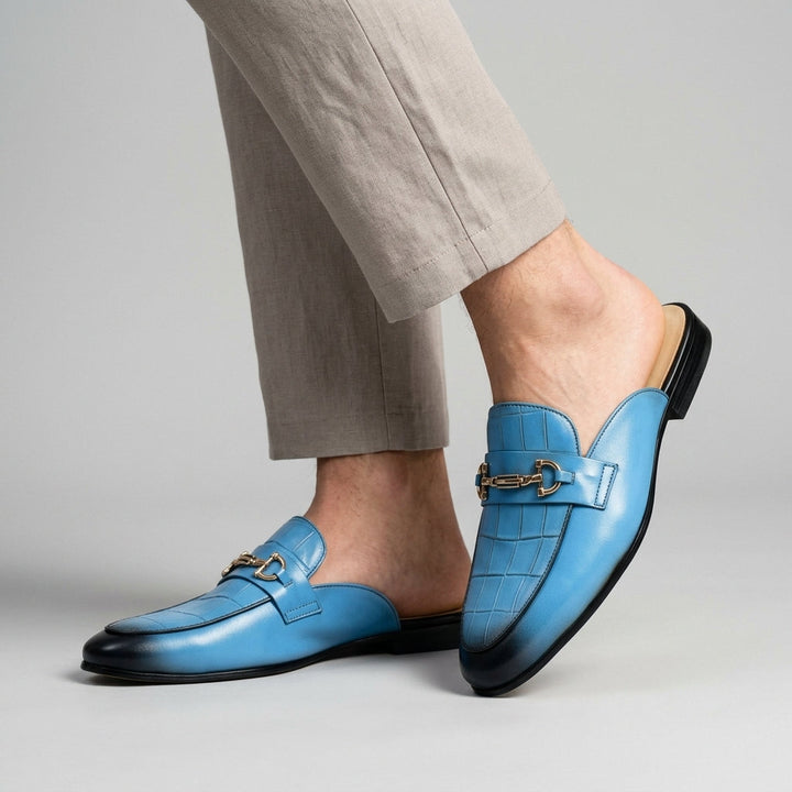 Idris - Scarpe in Pelle Con Tallone Scoperto