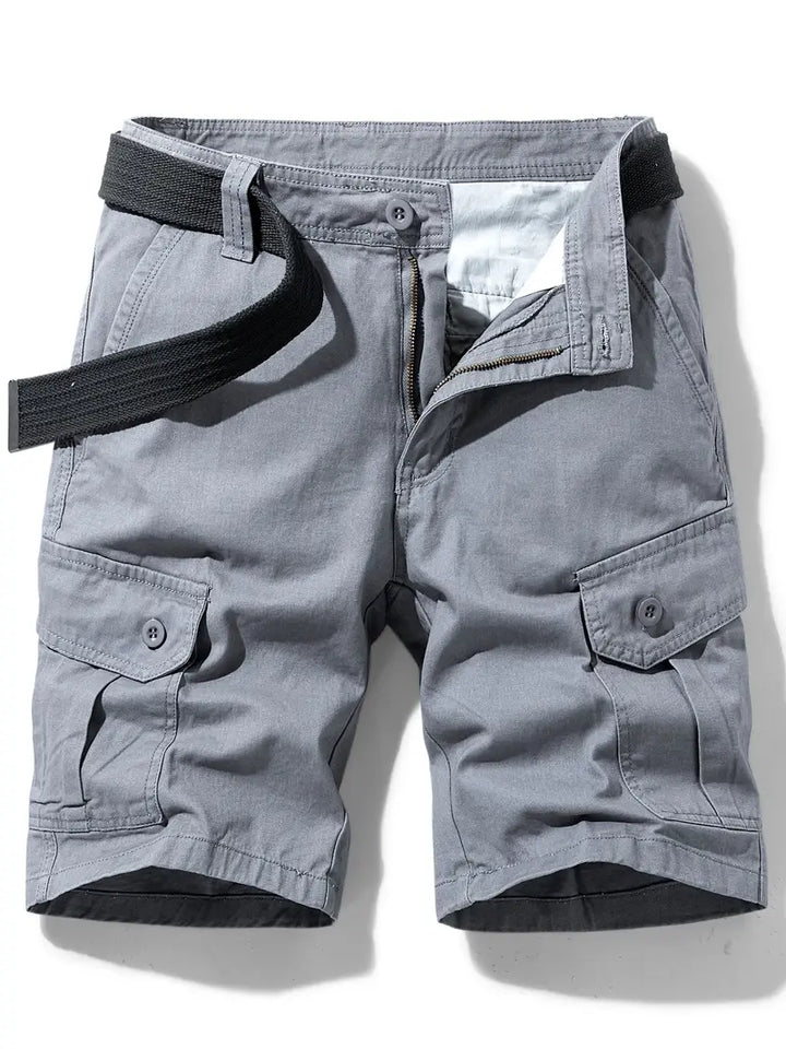 Mauro - Pantaloncini Eleganti Con Tasche Multipli