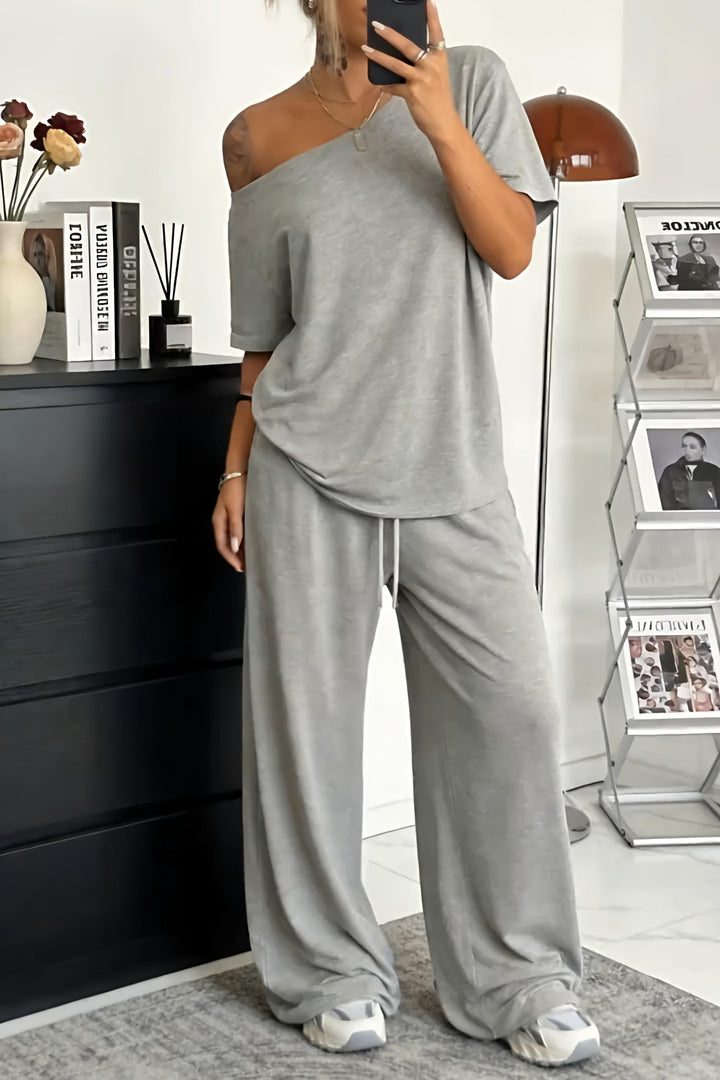 Khairina - Set a Due Pezzi Con Spalle Scoperte