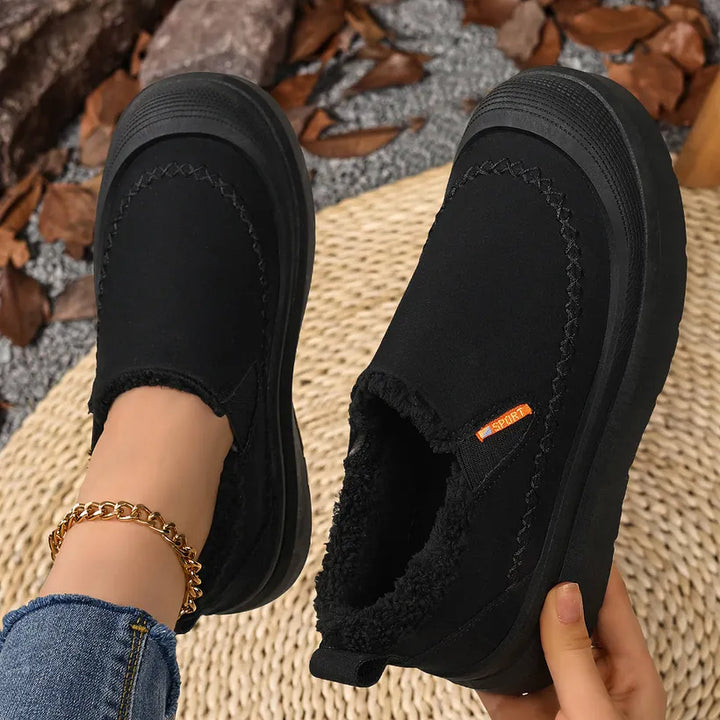 Adelya – Scarpe Eleganti Con Fodera in Pelliccia Sintetica