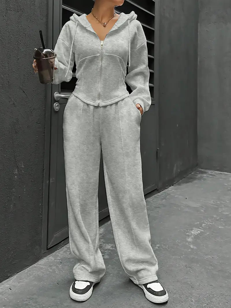 Nanci - Set Informale a Due Pezzi Con Maniche Lunghe