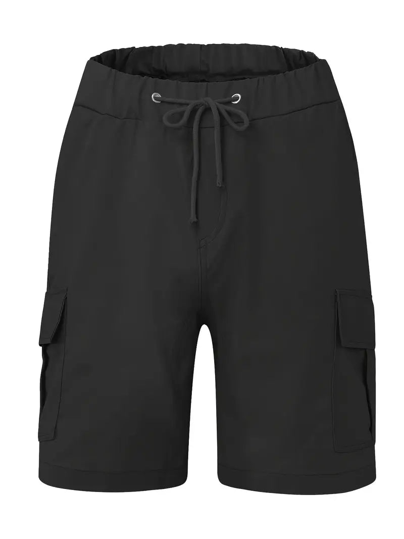 Jelte - Pantaloncini Cargo Casual Non Elasticizzati Con Coulisse