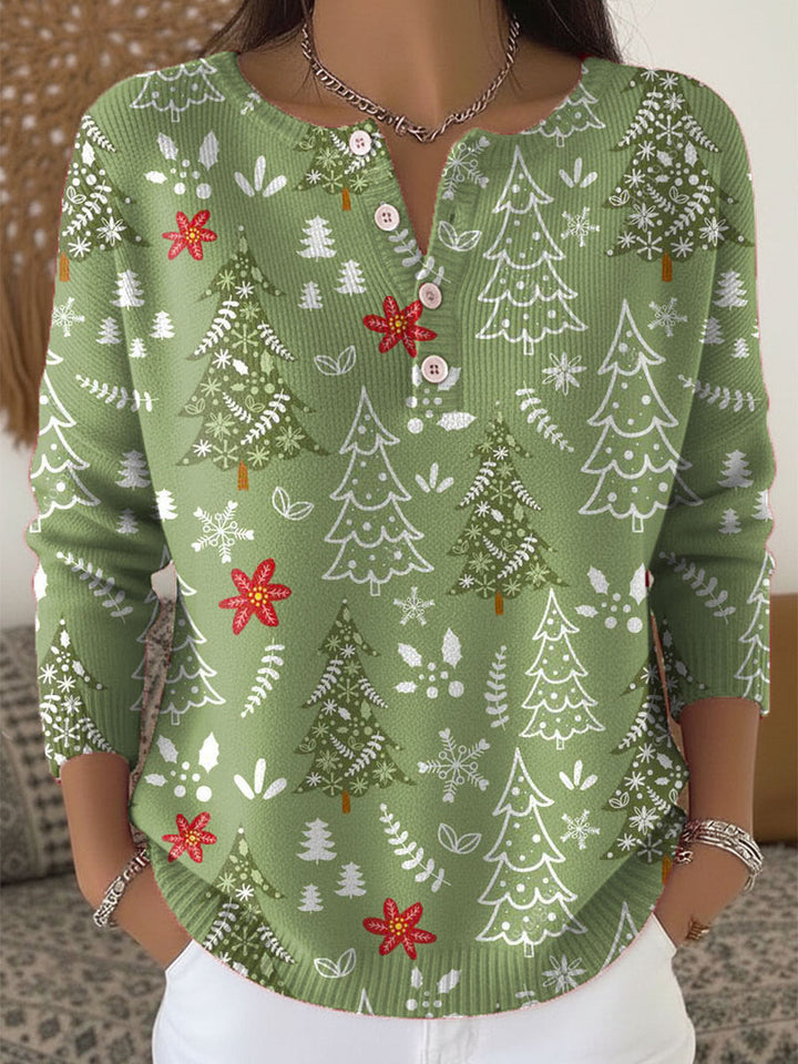 Nocchi - Maglione Natalizio Con Bottoni