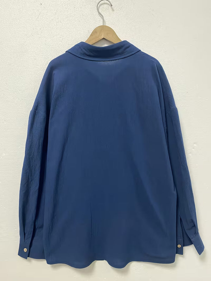 Soella - Camicia a Maniche Lunghe Con Colletto E Bottoni