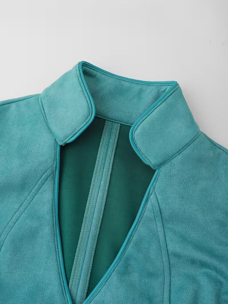 Lrina - Gilet Aderente In Stile Bohémien