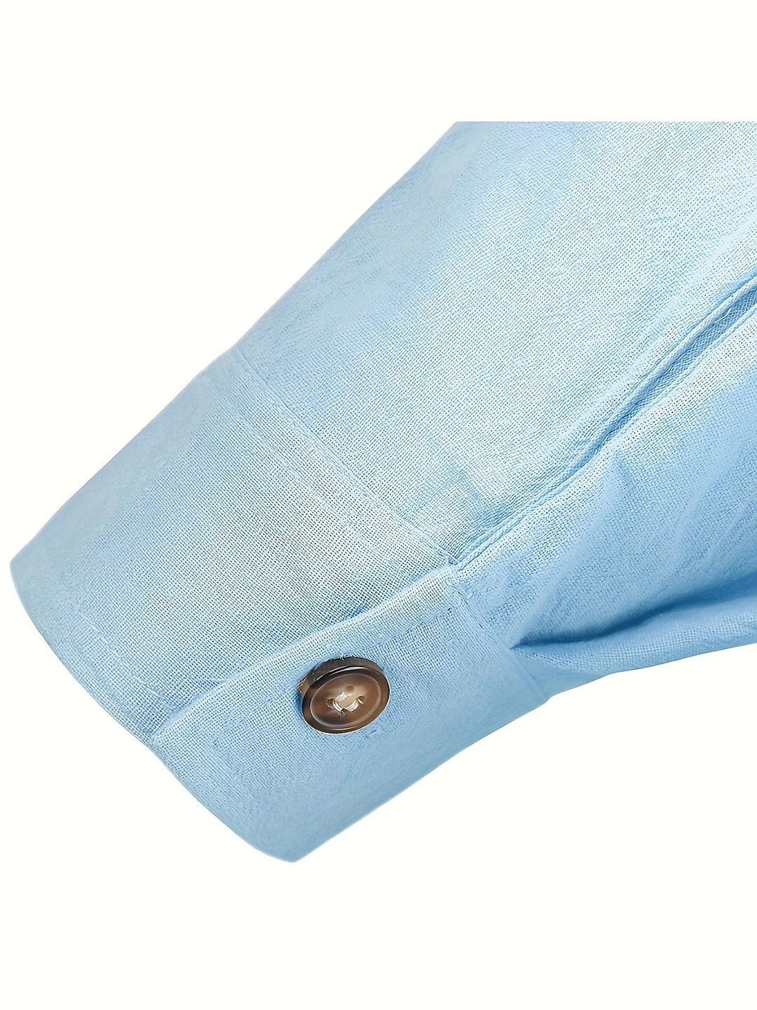 Shayne - Camicia Leggera In Cotone E Lino Con Maniche Lunghe