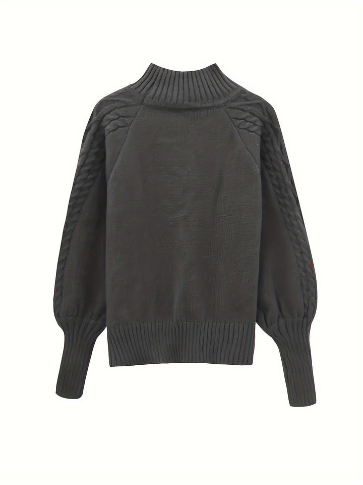 Tinsley - Maglione Casuale a Maniche Lunghe Lavorato a Maglia