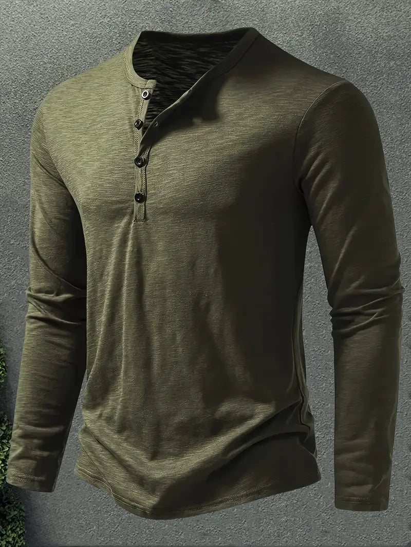 Zekeriya - Camicia a Maniche Lunghe con Bottoni