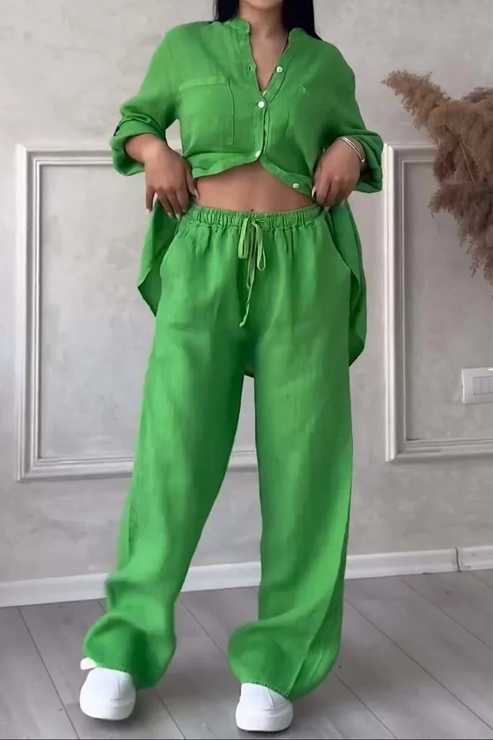 Arielle - Cotone e Lino Due Pezzi Set