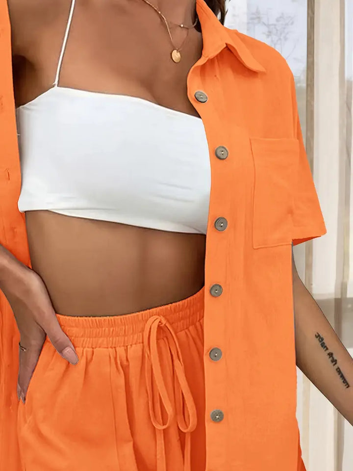 Fani - Elegante Completo Estivo A Due Pezzi