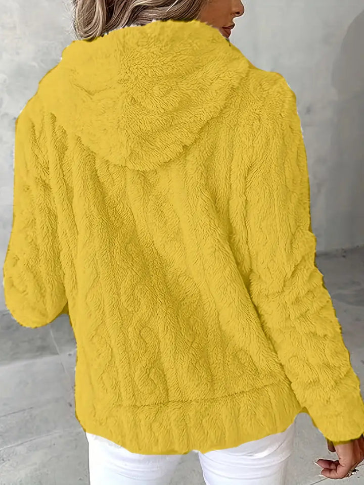 Ganka - Felpa Con Cappuccio e Zip a Maniche Lunghe