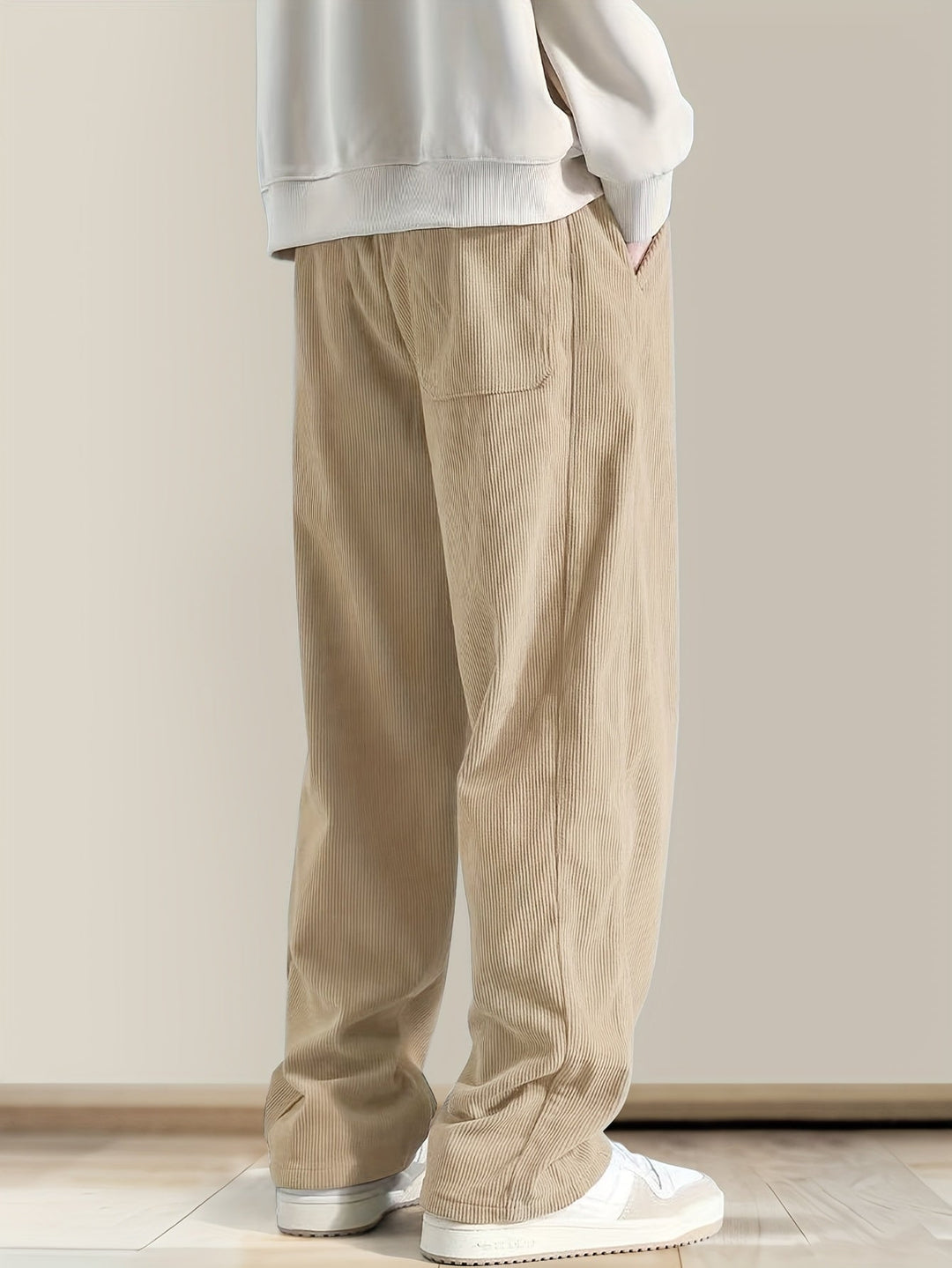 Ellyson - Pantaloni In Velluto a Coste Con Coulisse In Vita