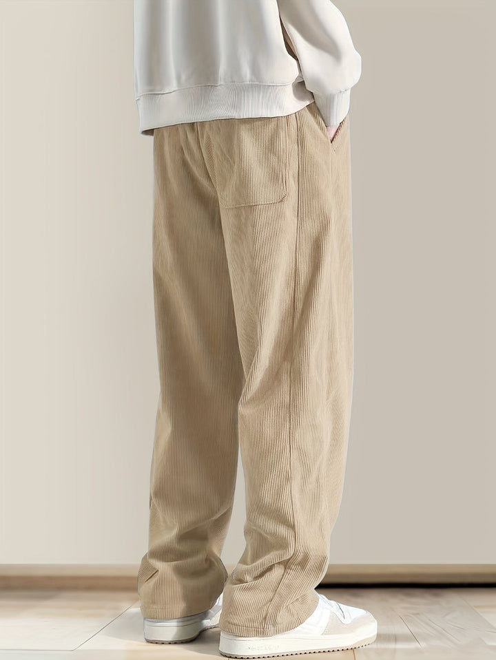 Ellyson - Pantaloni In Velluto a Coste Con Coulisse In Vita