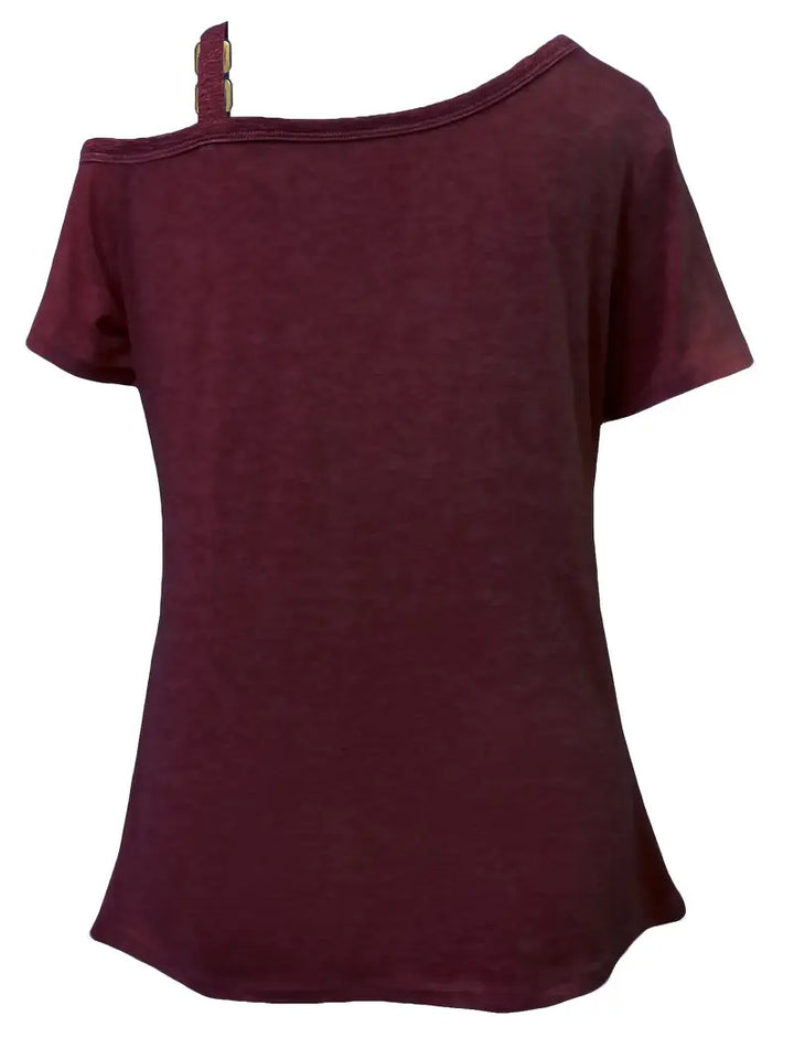Ianthe - Maglietta Elegante a Maniche Corte