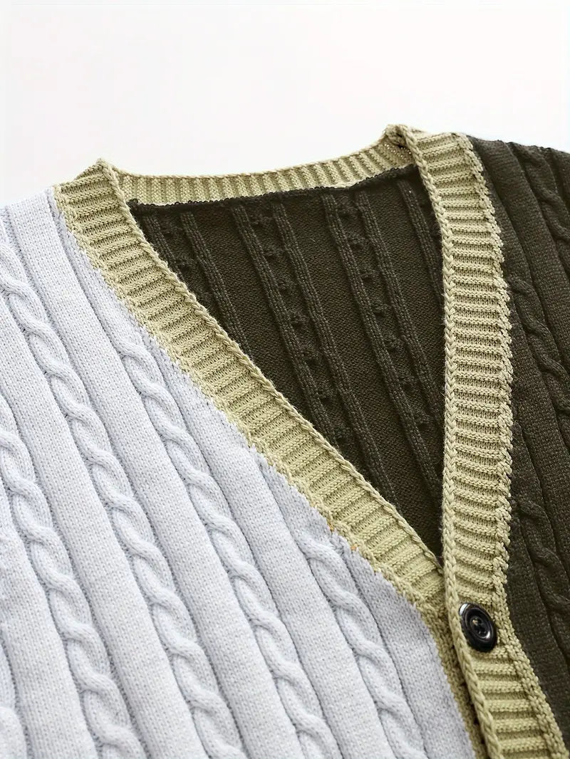 Bryant - Cardigan a Maniche Lunghe in Maglia Traspirante