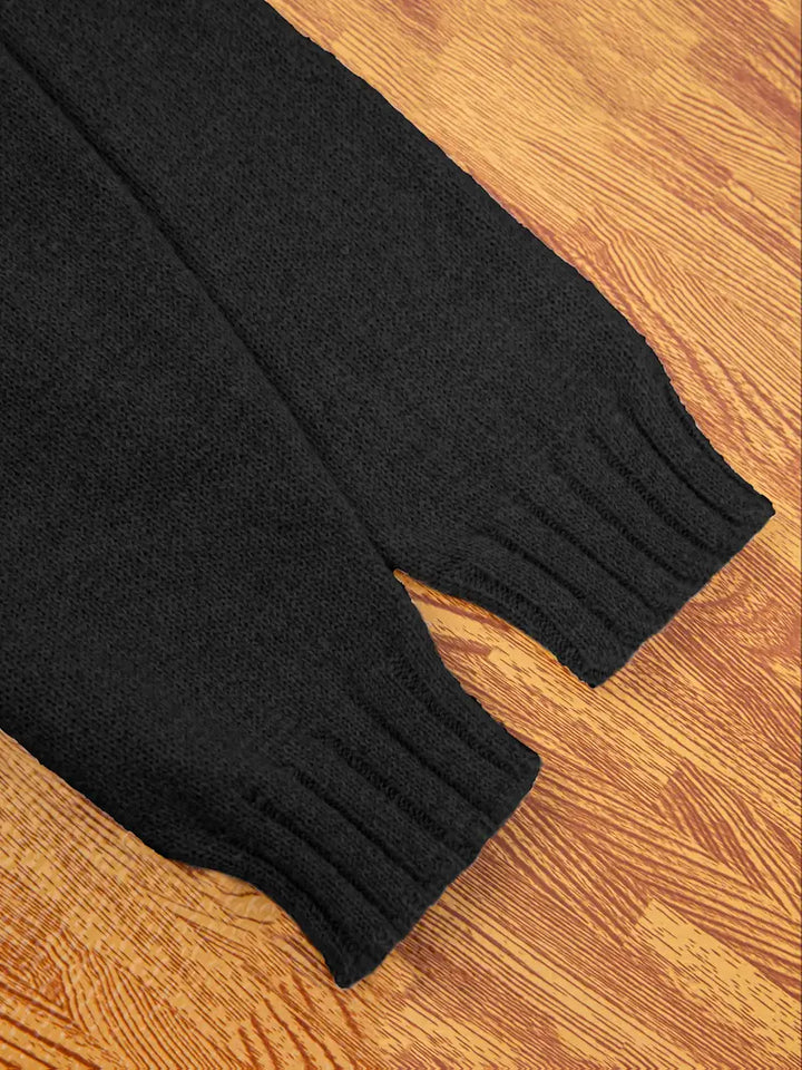 Natala - Maglione Lavorato a Maglia Con Tasca a Marsupio