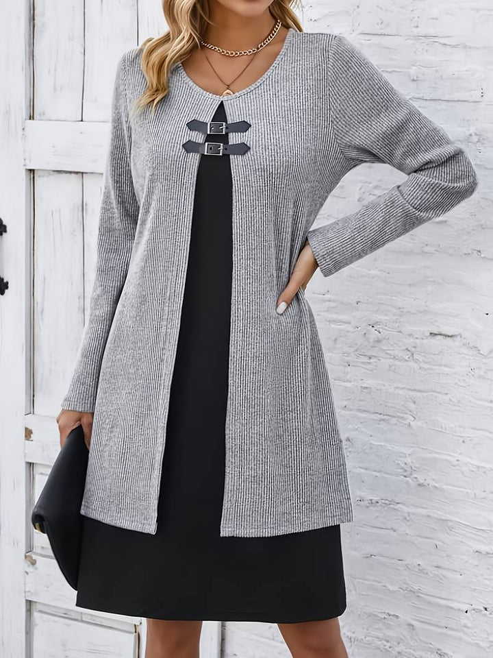Shirahoshi - Completo Due Pezzi Con Collo Rotondo Per Autunno e Inverno