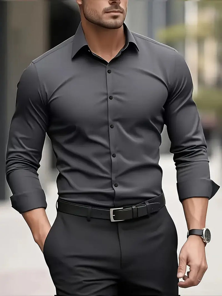Marlon - Camicia a Maniche Lunghe Traspirante