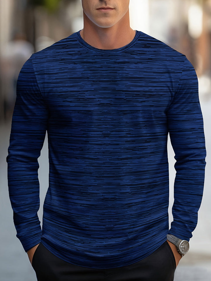 Alir - Camicia Casual a Maniche Lunghe a Righe