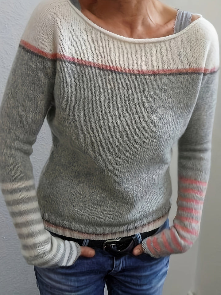 Katharina - Maglione a Righe a Maniche Lunghe