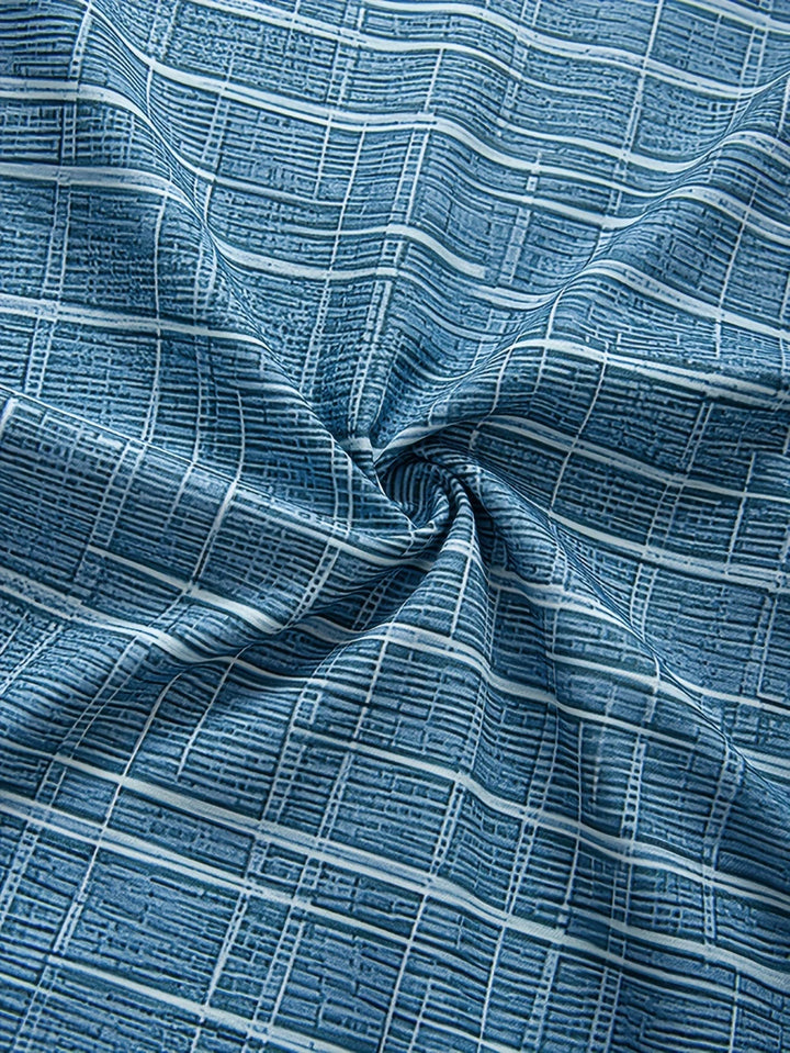 Haroyan - Camicia Elegante Con Motivo A Righe Scozzesi