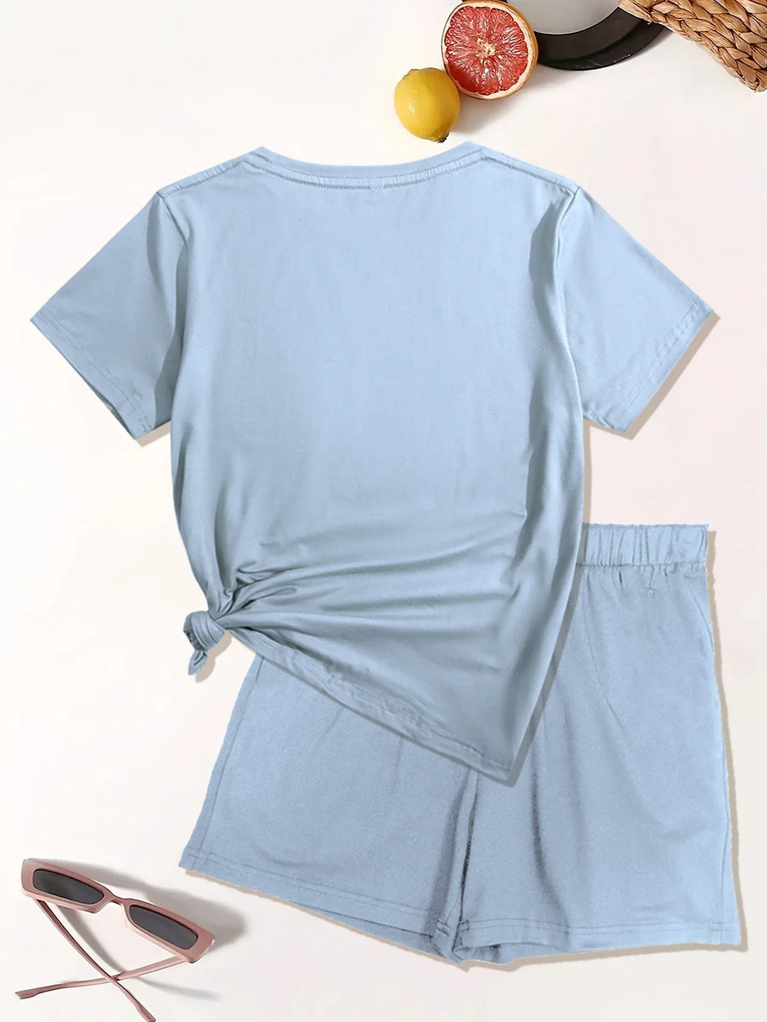 Lyra - Casual Set Di Due Pezzi Con Stampa Grafica