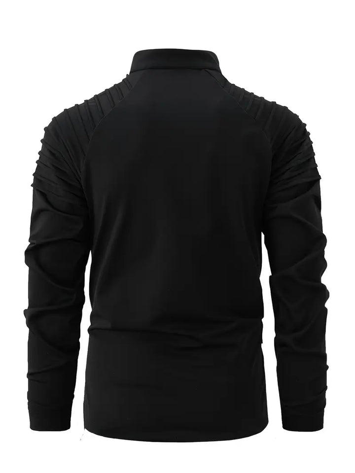 Linwood  - Polo a Maniche Lunghe Con Cerniera