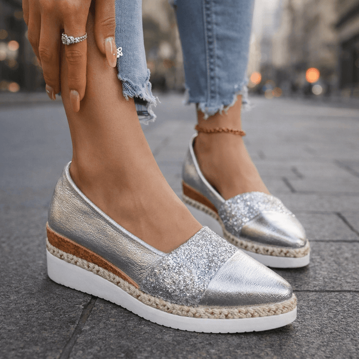 Jahaira - Eleganti Scarpe Con Zeppa Antiscivolo