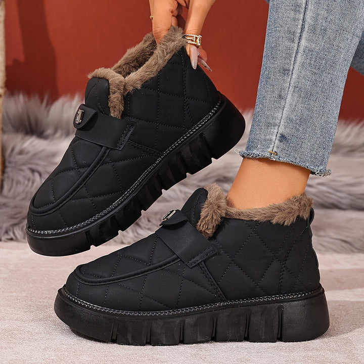 Karryna - Scarpe con Tomaia Trapuntata e Fodera Morbida