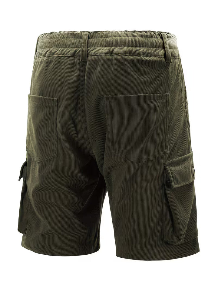 Jorit - Pantaloncini Merci in Velluto a Coste Con Trama 3D