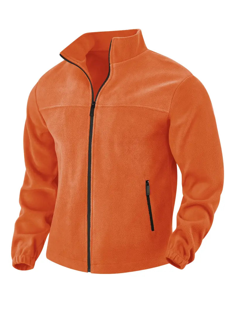 Barron - Giacca Casual In Pile Con Zip e Tasca