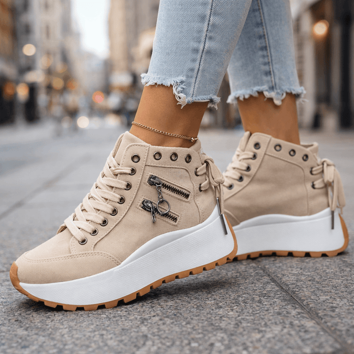 Kamala - Scarpa Sportiva Con Suola Spessa e Lacci
