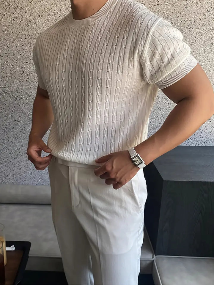 Kiril - Elegante Maglione Lavorato A Maglia