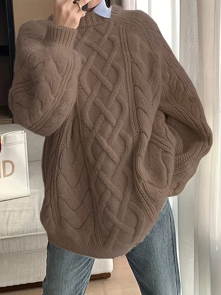 Elayra - Maglione Casual Dalla Vestibilità Ampia