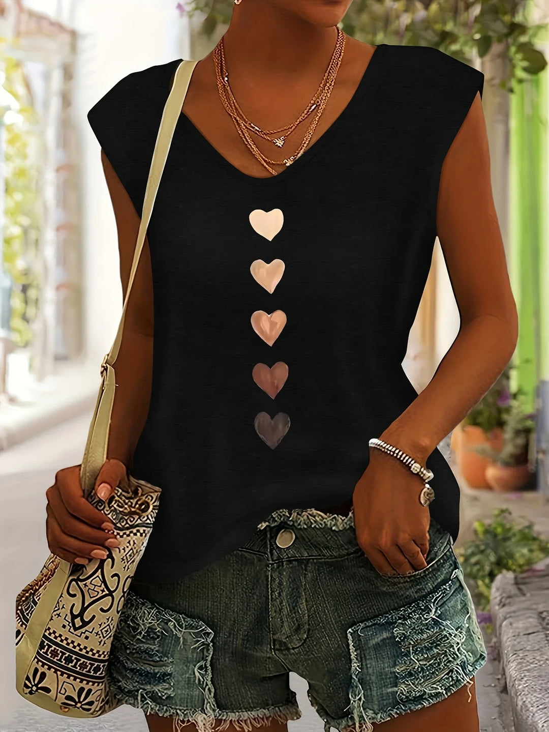 Nichole - Camicia Con Stampa A Cuore