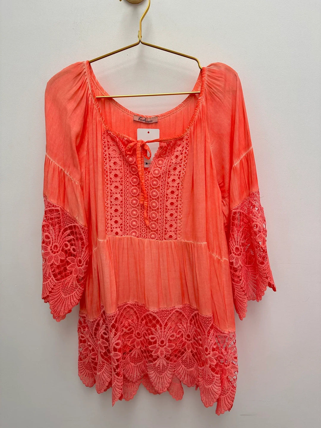 Lurdes - Camicia Elegante Con Scollo Rotondo