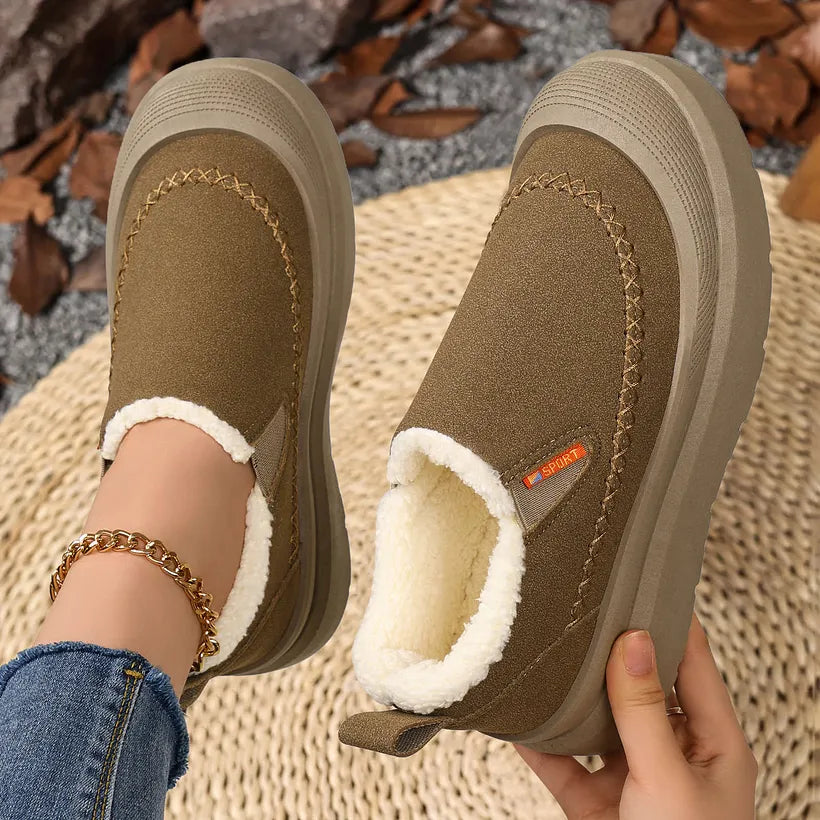 Adelya – Scarpe Eleganti Con Fodera in Pelliccia Sintetica