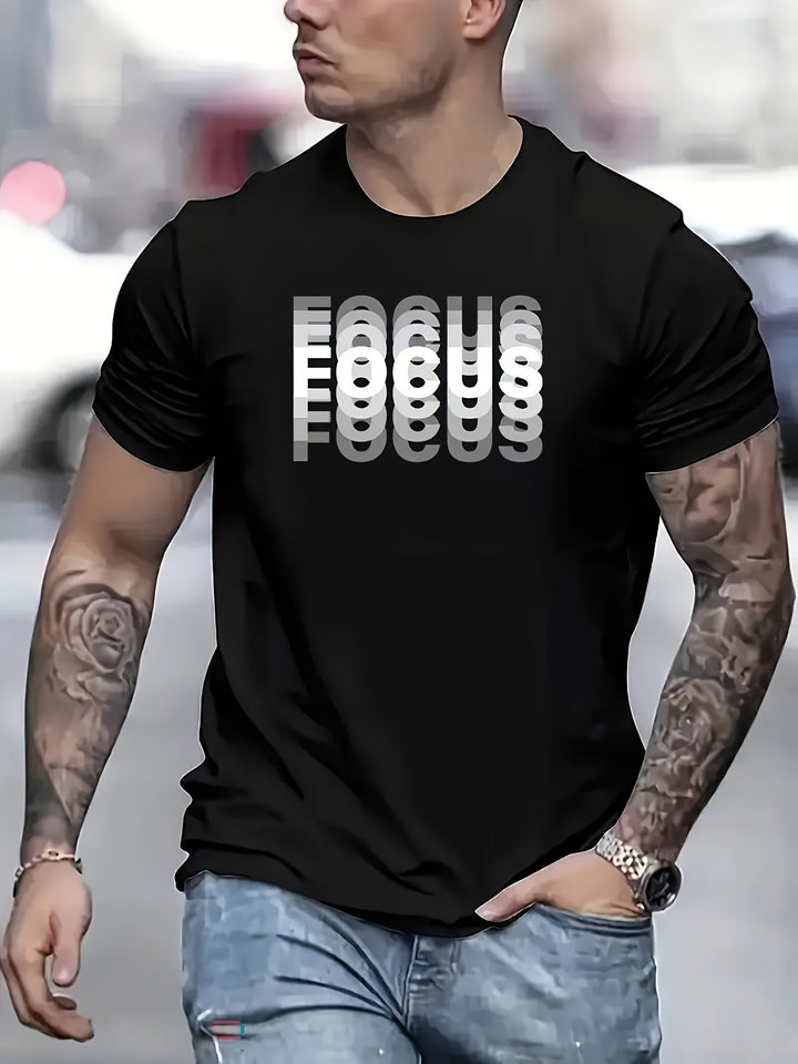 Focus – T-Camicia Elegante Con Progettazione Effetto