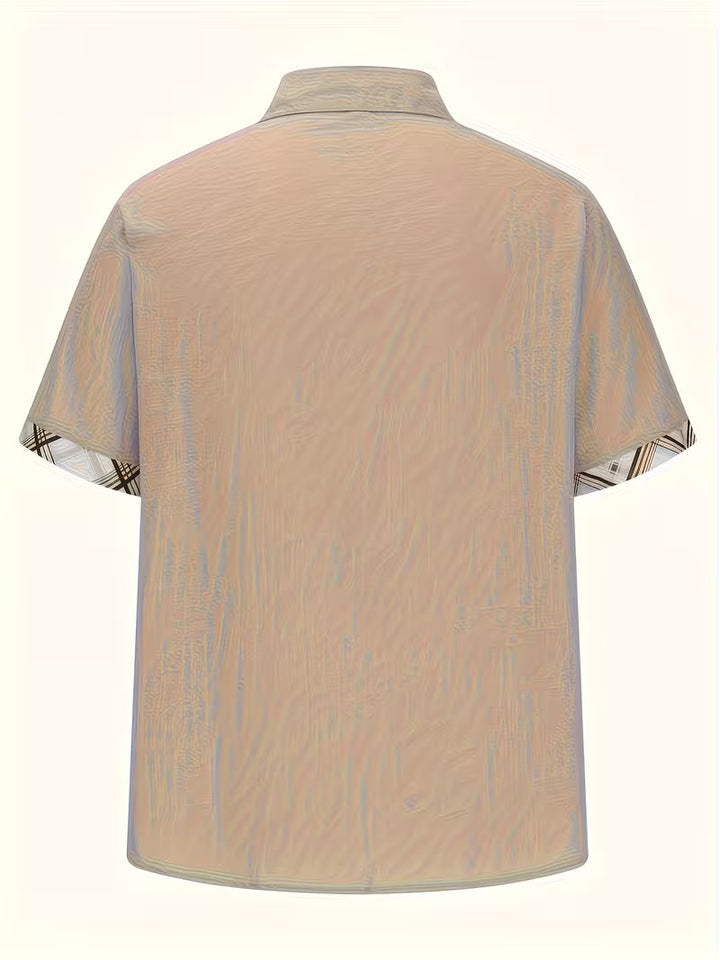 Kolby - Camicia a Quadri Patchwork Con Tasca