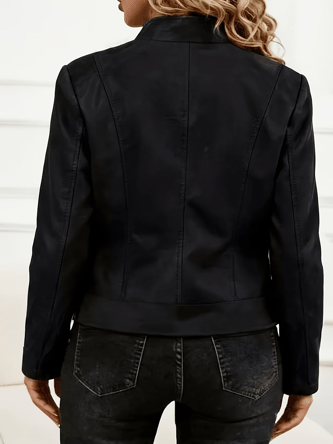 Amina - Long Sleeve Zip-Up Jacket