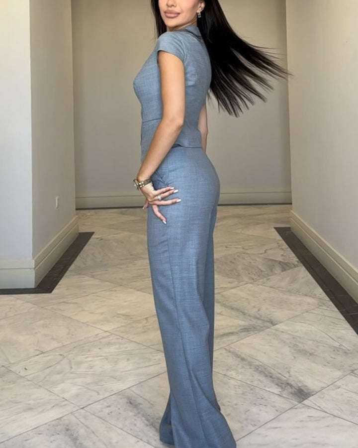 Nizhoni - Set Camicetta e Pantaloni in Lino