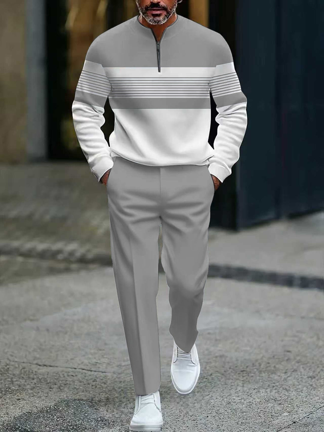 Mclerran - Set Composto Da Maglione E Pantaloni Con Stampa Grafica