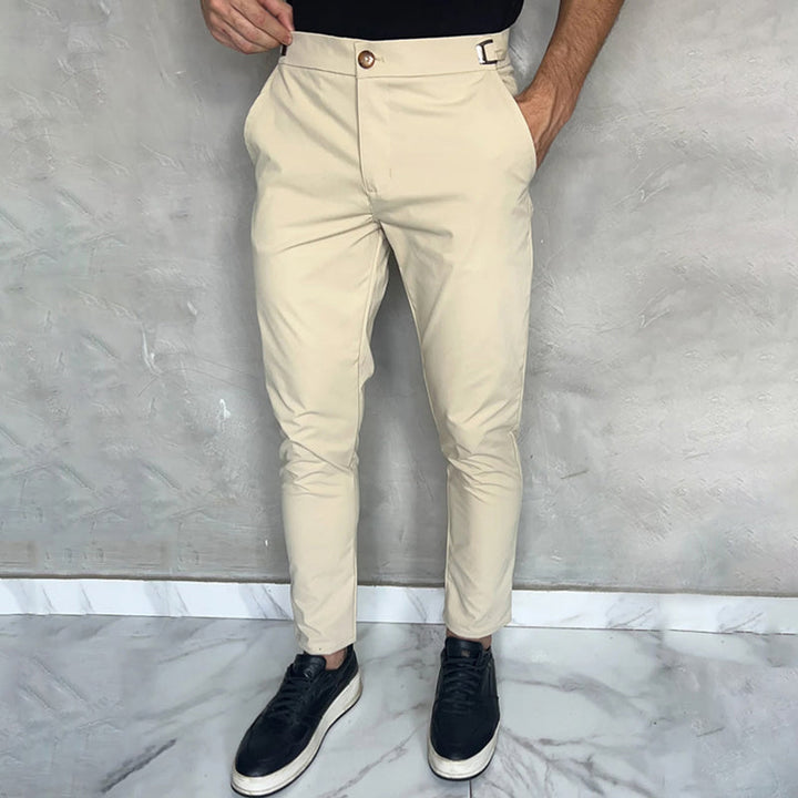 Matan - Pantaloni Classici Elasticizzati Slim Fit