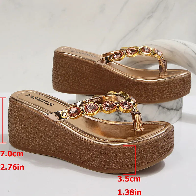 Wietske - Sandali Con Zeppa e Strass