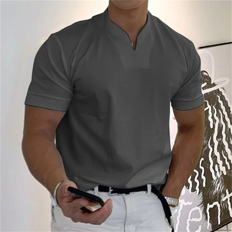 Neven - T-Camicia a Maniche Corte Con Scollo a V