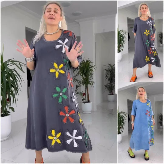 Jiella - Abito Casuale Con Motivo Floreale
