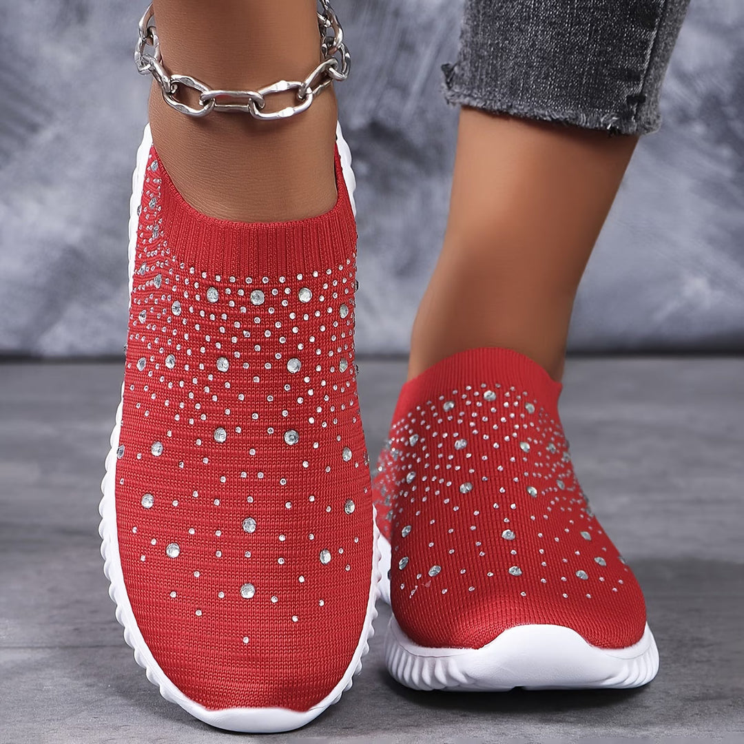 Elizaa - Comoda Sneaker Con Strass